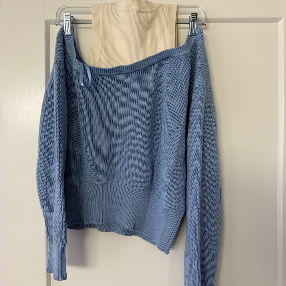 Veronica Beard Prescott Off-Shoulder Sweater - Picture 4 of 7